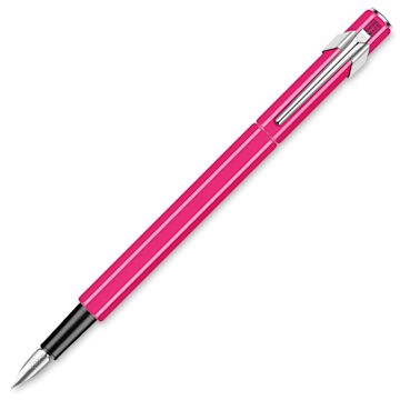 Open in modal - Caran d’Ache 849 Fountain Pen, Fluorescent Pink, Medium Nib