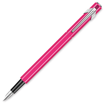 Caran d’Ache 849 Fountain Pen, Fluorescent Pink, Medium Nib
