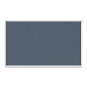 Ghent PremaTak Tackboard - 4 ft x 6 ft, Ocean, Vinyl, Aluminum Frame