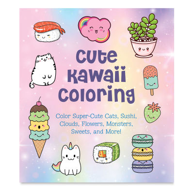 Cute Kawaii Coloring Book (Book Cover)