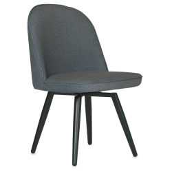Studio Designs Dome Swivel Chair - Side Chair, Charcoal