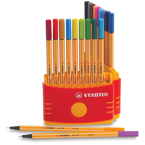 Stabilo Point 88 Fineliners, Muted Colors Set of 8