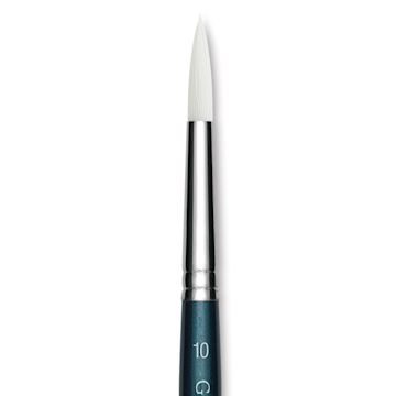 Open in modal - Grumbacher Academy Watercolor Brush - Round, Size 10 close up