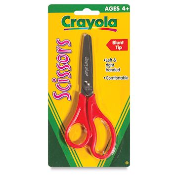 Open in modal - Crayola Scissors - 5-1/4", Blunt, 1-1/2" Cut, front of the packaging