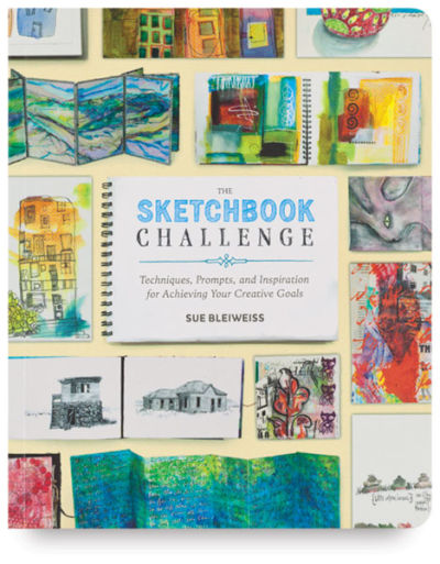 The Sketchbook Challenge - Front cover of book