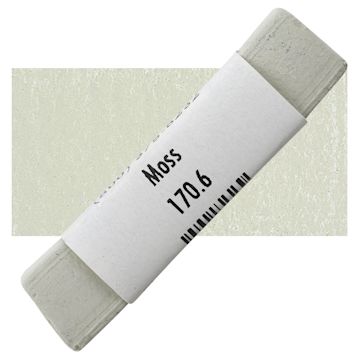 Open in modal - Great American Handmade Pastel - Moss 6, 170.6 pastel and swatch