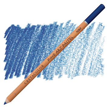 Open in modal - Cretacolor Fine Art Pastel Pencil - Prussian Blue pencil and swatch
