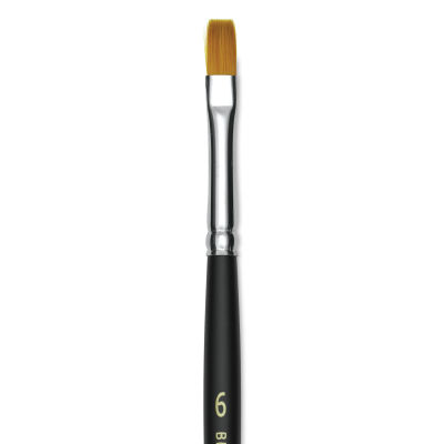 Blick Masterstroke Golden Taklon Brush - Shader, Short Handle, Size 6 (close-up)