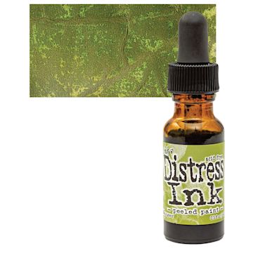 Open in modal - Ranger Distress Ink Pad Re-Inker - Peeled Paint bottle and swatch