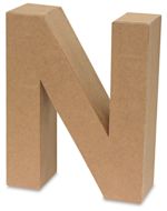 Papier Mâché Letters