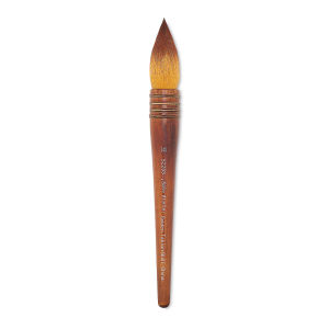 Silver Brush Atelier Quill Series Golden Taklon Brush - Size 240, Short Handle