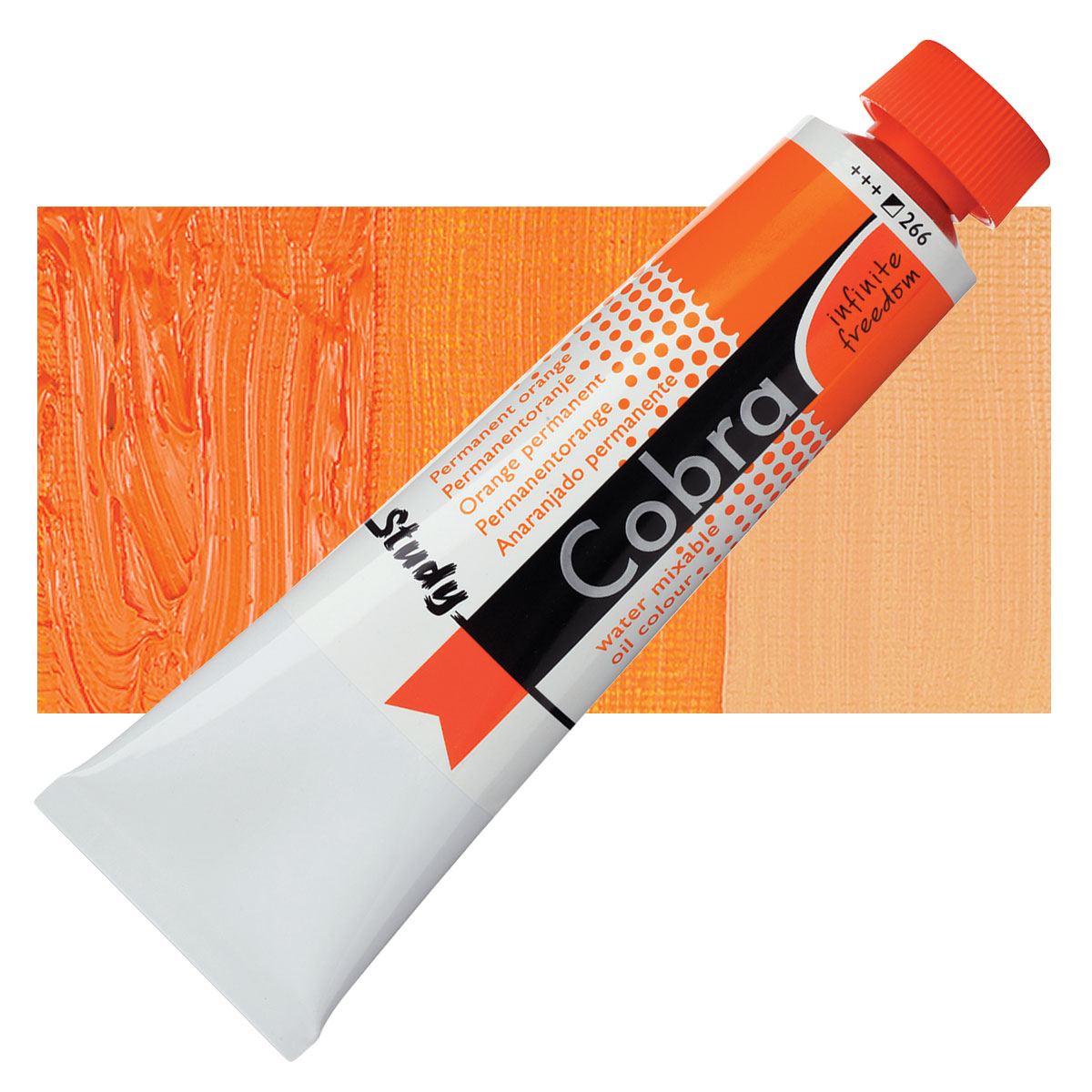 Royal Talens Cobra Study Water Mixable Oil Colors - Permanent Orange ...