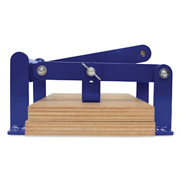 Open in modal - Woodzilla Hand Lino Press - Blue, 5-7/8" x 8-1/4"