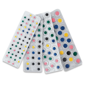 Creativity Street Peel and Stick Wiggle Eyes - Multicolor and Sizes, Pkg of 137