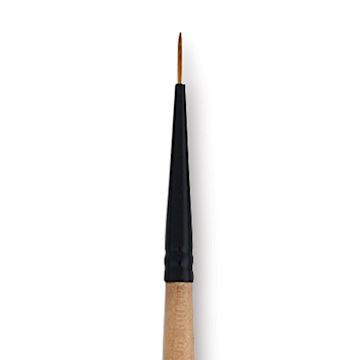 Open in modal - Dynasty Black Gold Brush - Liner, Short Handle, Size 10/0 close up