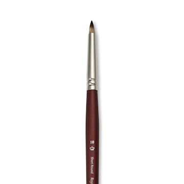 Open in modal - Royal & Langnickel SableTek Brush - Short Round, Short Handle, Size 10