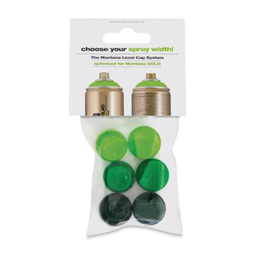 Open in modal - Montana Spray Caps - Green Levels 1 - 6, Set of 6