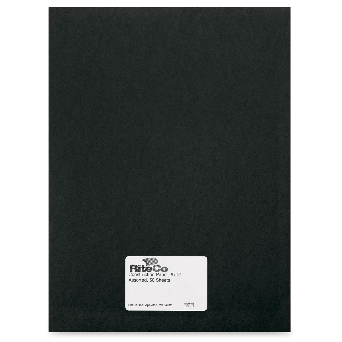 Riteco 24106 Construction Paper by Black, 9 x 12
