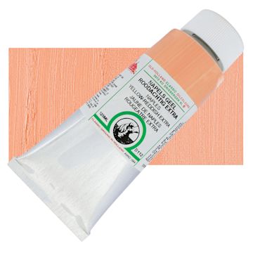 Open in modal - Old Holland Classic Oil Color - Naples Yellow Reddish Extra, 125 ml tube and swatch