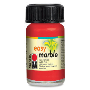 Marabu Easy Marble - Cherry Red, 15 ml