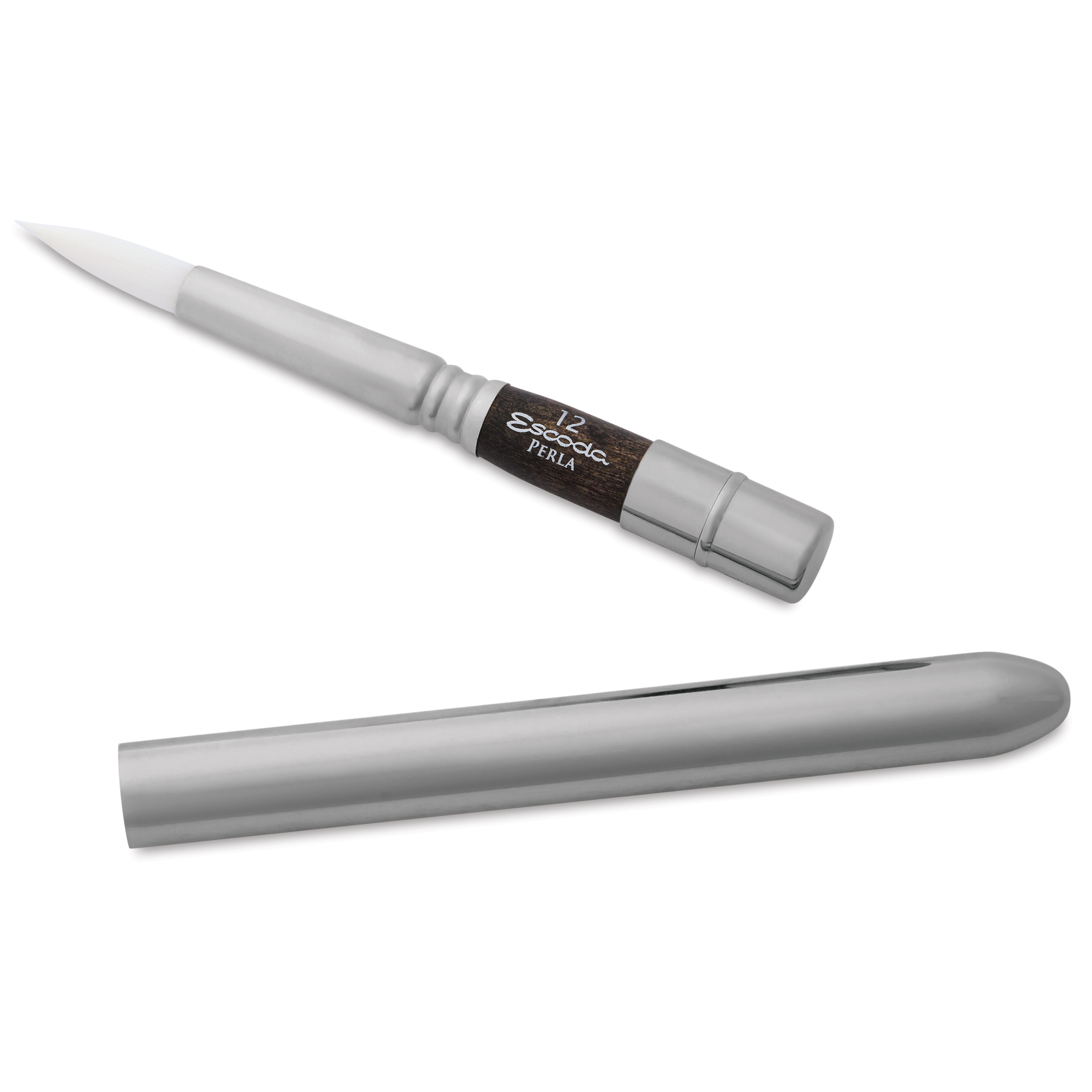 Escoda Perla Toray White Synthetic Travel Brushes | BLICK Art