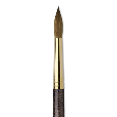 Da Vinci Harbin Kolinsky Brush - Sharp Round, Short Handle, Size 10
