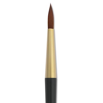 Open in modal - Isabey Isagold Synthetic Brush - Round, Short Handle, Size 10, close-up