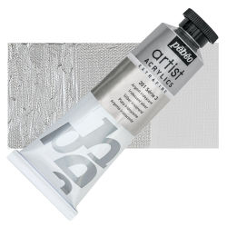 Pebeo Extra-Fine Artist Acrylics - Iridescent Silver, 60 ml tube