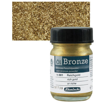 Schmincke Oil Bronze - Rich Gold, 50 ml bottle