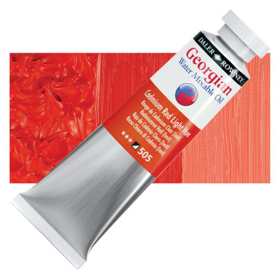 Georgian Water Mixable Oil - Cadmium Red Light Hue, 37 ml