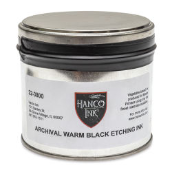 Hanco Oil Based Etching Ink - 1 lb, Warm Black