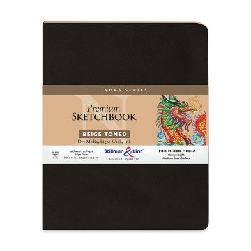 Nova Series Soft-Cover Toned Sketchbook - Meininger Art Supply