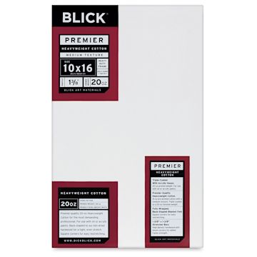 Open in modal - Blick Premier Heavyweight Stretched Cotton Canvas - 10" x 16", 1-3/8" Profile