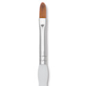 Royal & Langnickel Soft Grip Synthetic Sable Brushes - Filbert, Short Handle, Size 6