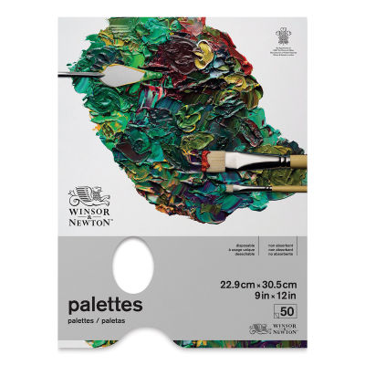 Winsor & Newton Tear-Off Palette Pad - 9" x 12", 50 Sheets