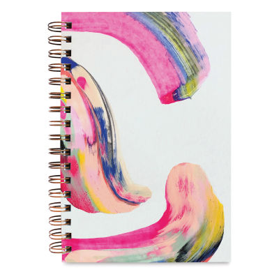 Moglea Painted Notebook - Candy Swirl (cover- each cover is one-of-a-kind)