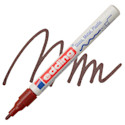 Edding Gloss Paint Marker - Brown, Round Nib, 1-2 mm