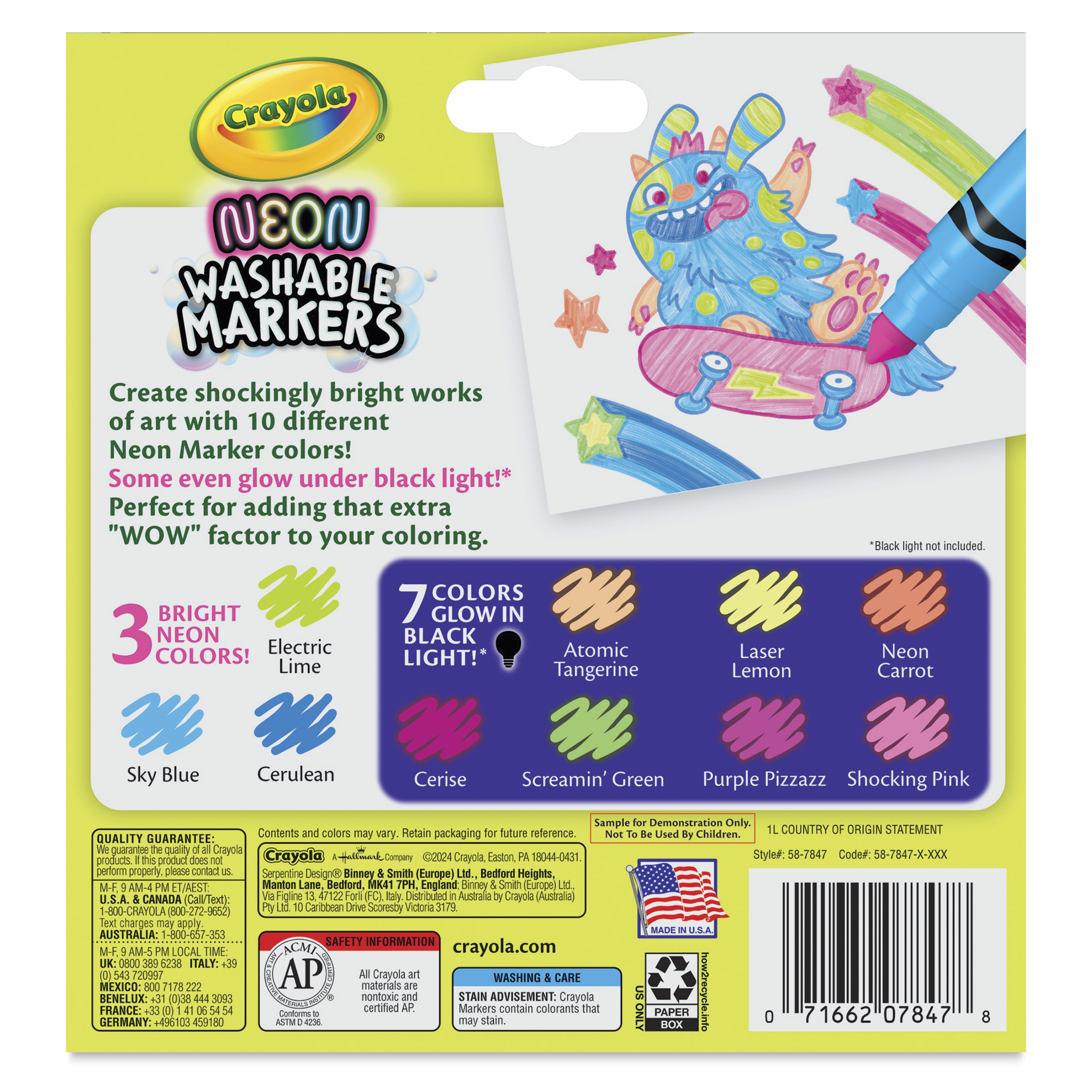Crayola Washable Broad Line Marker Sets | BLICK Art Materials