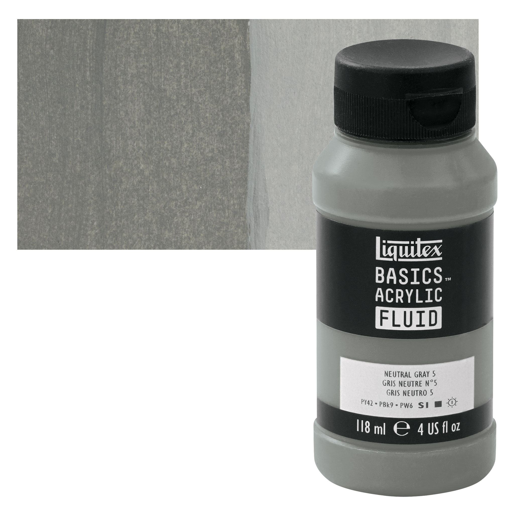 ACRYLIQUE LIQUITEX BASICS GRIS NEUTRE N°5