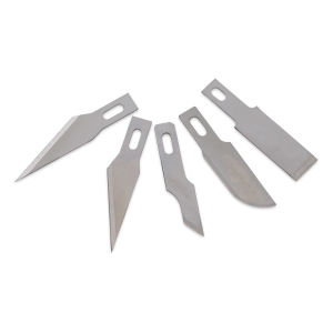 Excel Blades Hobby Blades - Stainless Steel, 5 Light Duty Blade Assortment