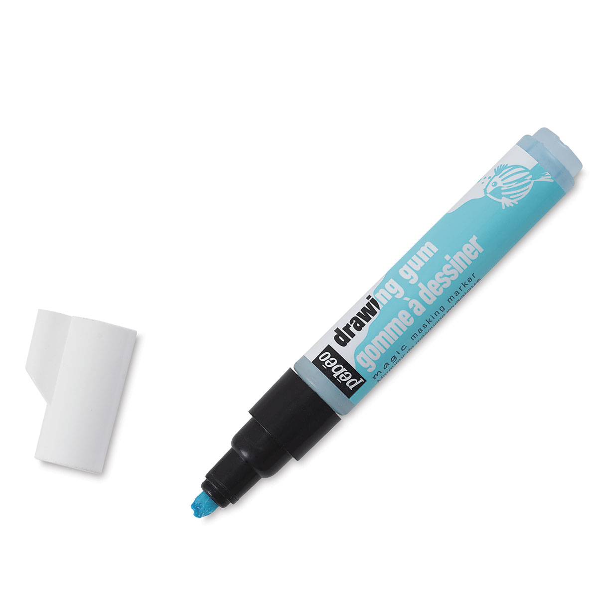 Creative Mark Masking Fluid Brush Set of 10 w/ Pebeo 250ml Drawing Gum