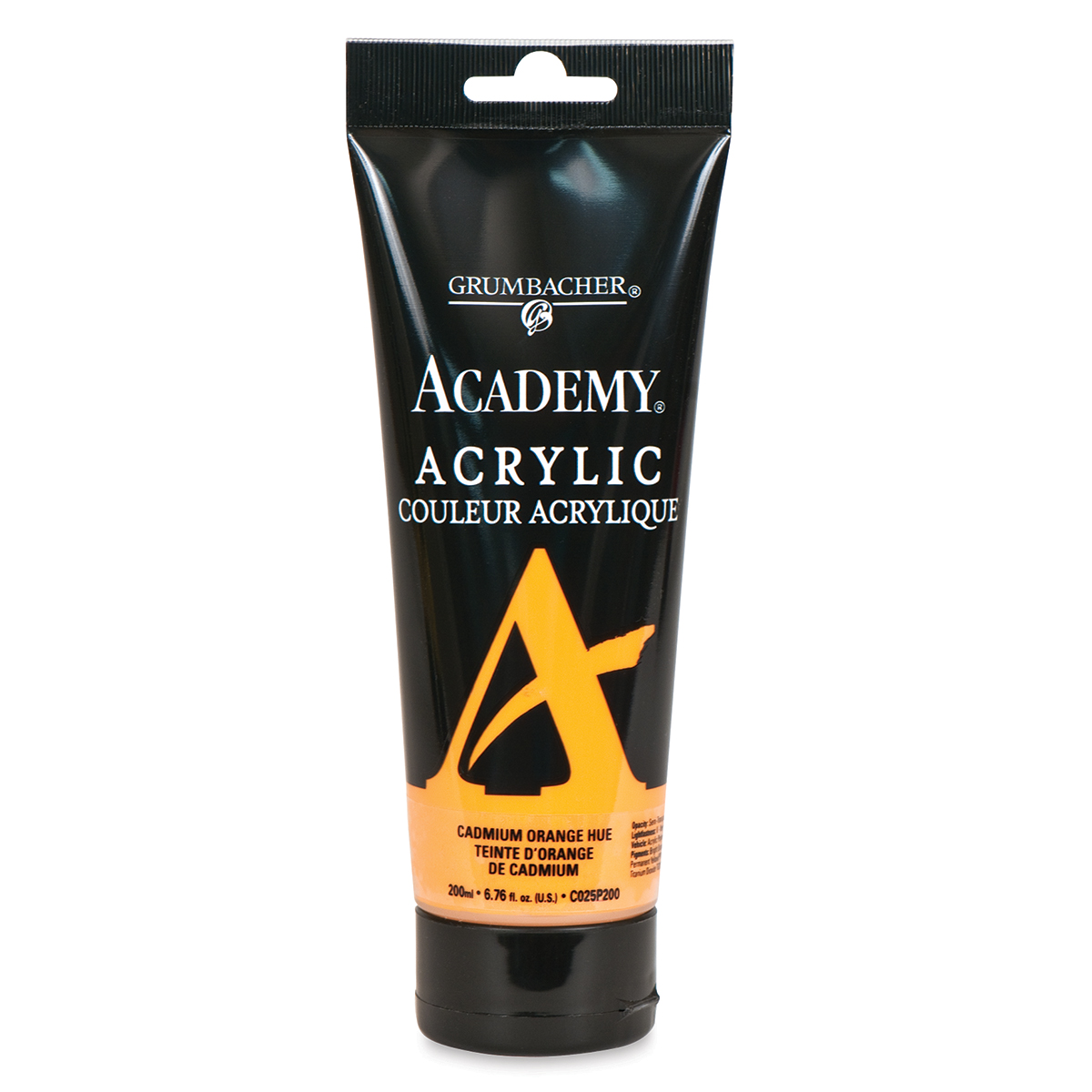 Grumbacher Academy Acrylic Paint 90ml Cadmium Yellow Medium