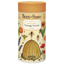 Cavallini Vintage Bees and Honey 1,000 Piece Puzzle (Front of packaging)