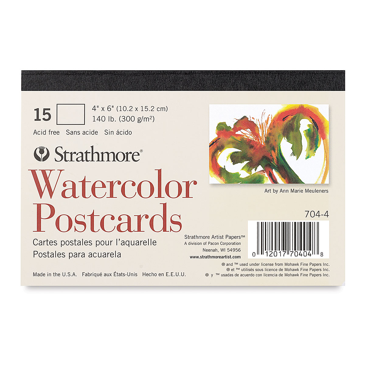Strathmore 300 Series Watercolor Cards, 5x6.875 Inches, 6 Cards & Envelopes - Custom Greeting Cards for Weddings, Events, Birthdays, Holidays