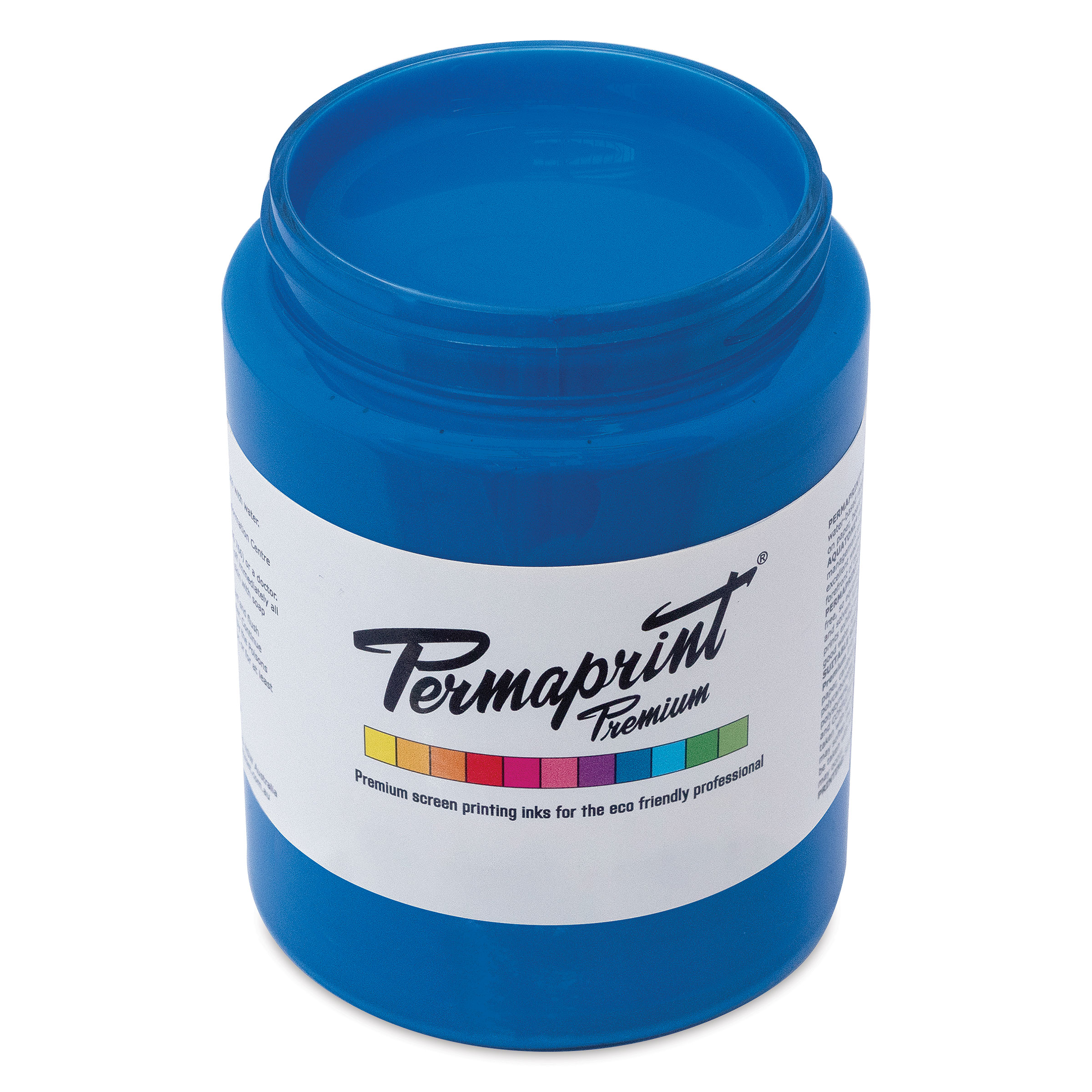 Permaprint Premium Screen Ink - Glow Blue, 300 ml | BLICK Art Materials