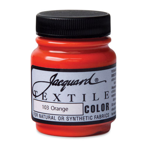 Jacquard Textile Color Fabric Paint 2.25Oz-Orange