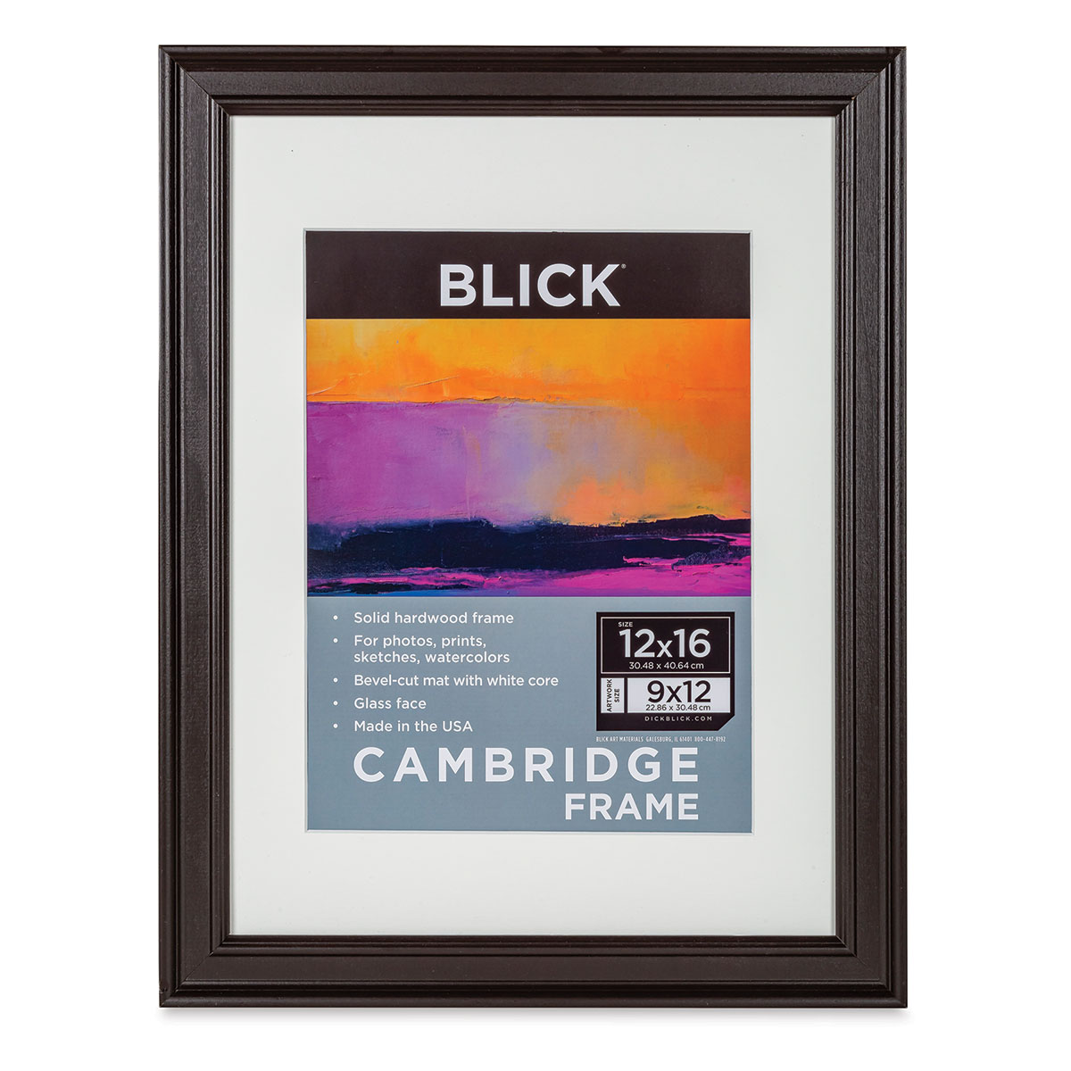 Blick Cambridge Plein Air Frame - Espresso, 12