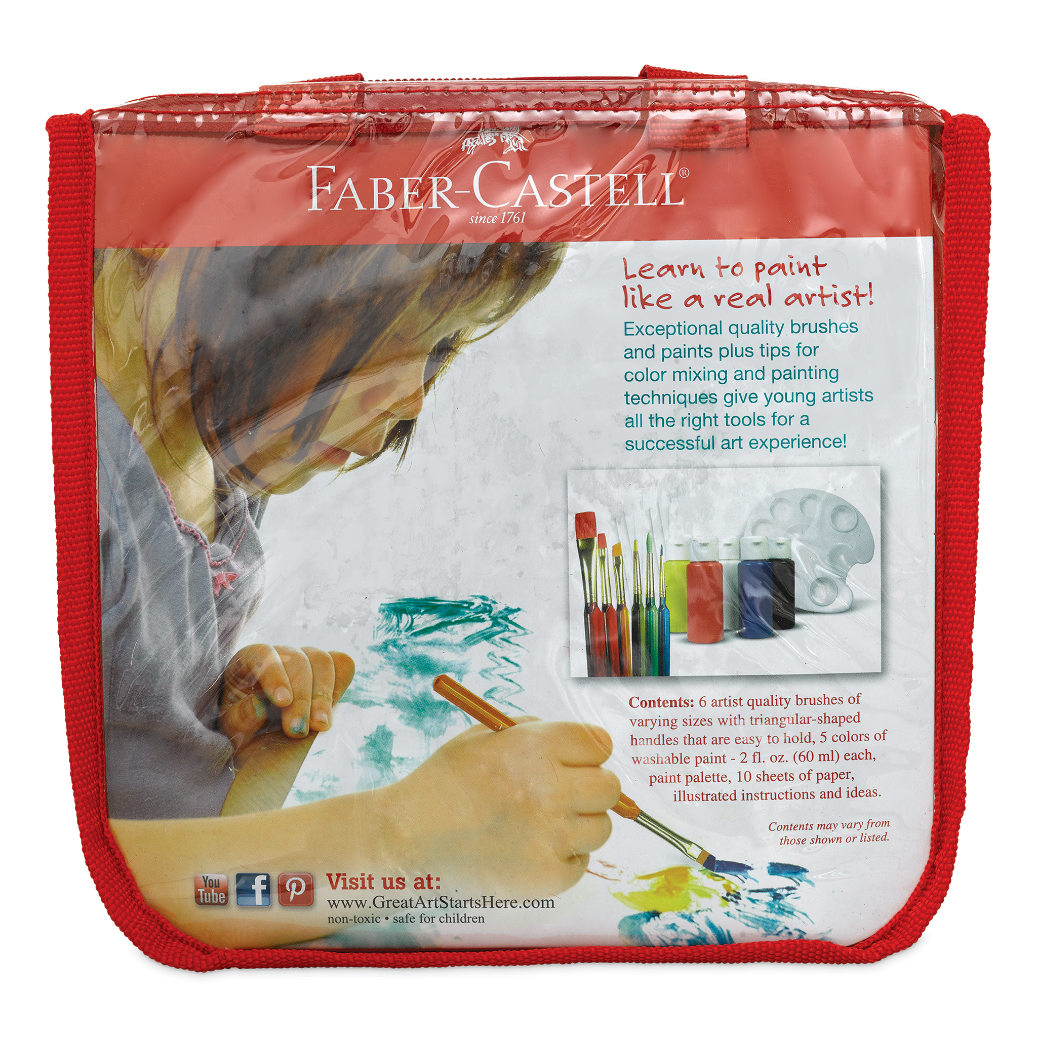 Faber-Castell Young Artist Essentials Gift Set- Child Art Set for