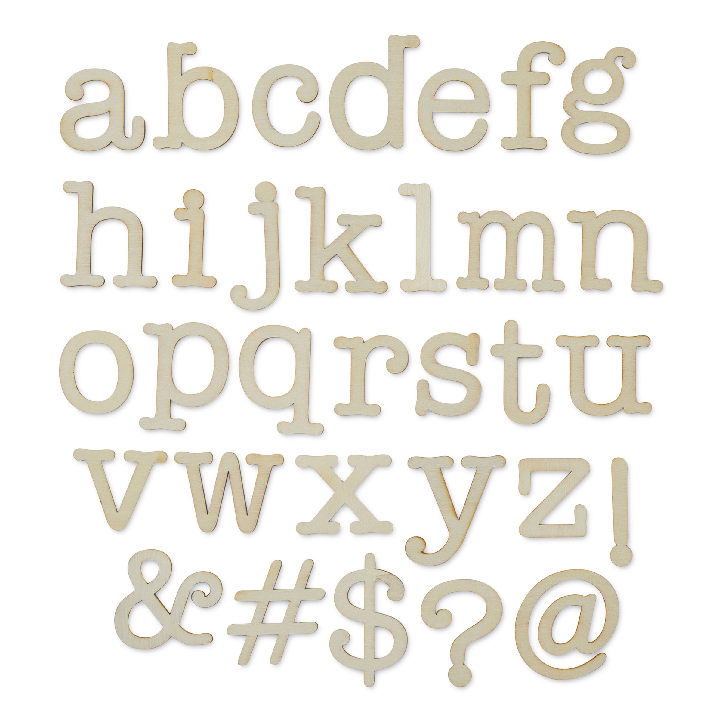 2 Lowercase Classic Serif Letters 26ct by Park Lane