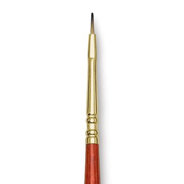 Open in modal - Blick Master Synthetic Brush - Bright, Long Handle, Size 0, close-up